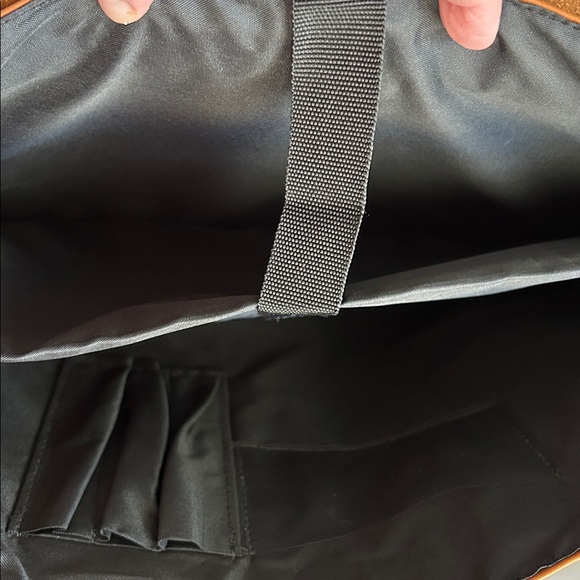 David King Half Flap Messenger Bag-Tan - Picture 13 of 16